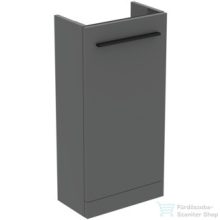   Ideal Standard I.Life S 35,4x20,2 cm-es 1 ajtós álló szekrény mosdó és fogantyú nélkül,Quartz grey matt T5303NG