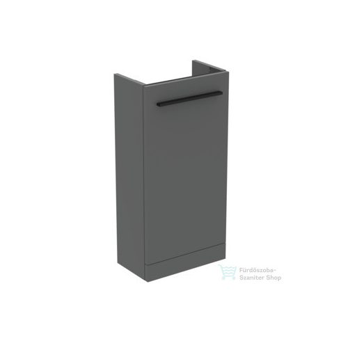 Ideal Standard I.Life S 35,4x20,2 cm-es 1 ajtós álló szekrény mosdó és fogantyú nélkül,Quartz grey matt T5303NG