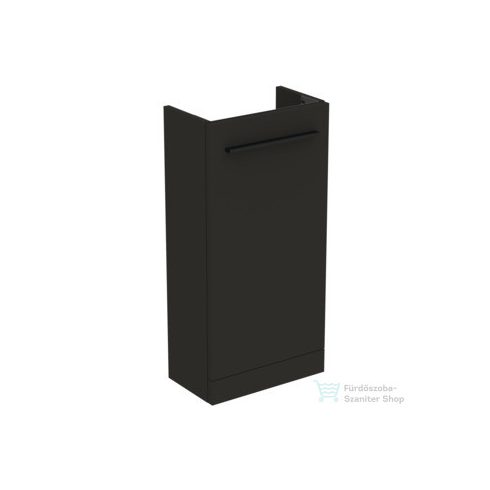 Ideal Standard I.Life S 35,4x20,2 cm-es 1 ajtós álló szekrény mosdó és fogantyú nélkül,Carbon grey matt T5303NV
