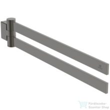   Ideal Standard CONCA SQUARED 45 cm-es dupla törölközőtartó,Magnetic grey T5395A5