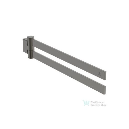 Ideal Standard CONCA SQUARED 45 cm-es dupla törölközőtartó,Magnetic grey T5395A5