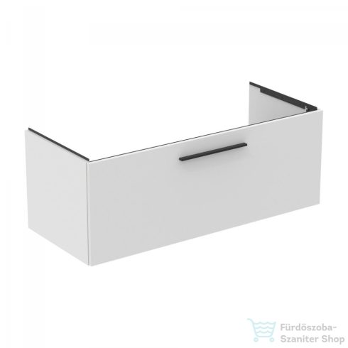 Ideal Standard I.Life B 120x50,5 cm-es 1 fiókos fali szekrény mosdó és fogantyú nélkül,matt fehér T5515DU