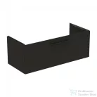 Ideal Standard I.Life B 120x50,5 cm-es 1 fiókos fali szekrény mosdó és fogantyú nélkül,Carbon grey matt T5515NV