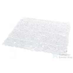   QUALINE RIVER fürdőszobai szőnyeg csúszásgátlóval, zuhanyfülkébe, 540x540mm, PVC/áttetsző (TADO40100)