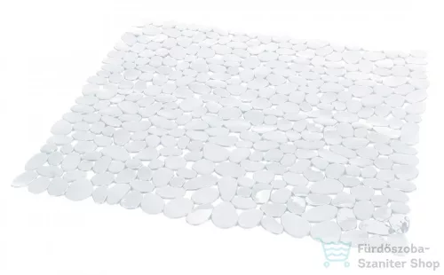 QUALINE RIVER fürdőszobai szőnyeg csúszásgátlóval, zuhanyfülkébe, 540x540mm, PVC/áttetsző (TADO40100)