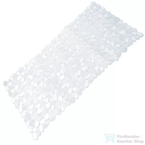 AQUALINE RIVER fürdőszobai szőnyeg csúszásgátlóval, zuhanyfülkébe, 350x700mm, PVC/áttetsző (TAVA40100)