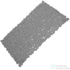   AQUALINE RIVER fürdőszobai szőnyeg csúszásgátlóval, zuhanyfülkébe, 350x700mm, PVC/szürke (TAVA40108)