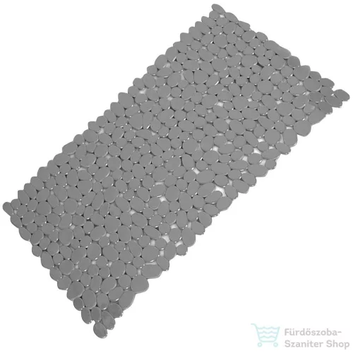 AQUALINE RIVER fürdőszobai szőnyeg csúszásgátlóval, zuhanyfülkébe, 350x700mm, PVC/szürke (TAVA40108)