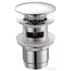   AQUALINE KLIK-KLAK mosdólefolyó, nagy dugóval, 1"1/4, 25-45mm, réz/króm TF7001