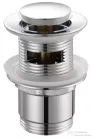 AQUALINE klik-klak mosdólefolyó, kis dugóval, 5/4“, 25-45mm, réz/króm TF8001