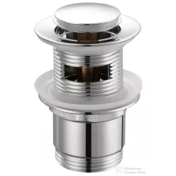   AQUALINE klik-klak mosdólefolyó, kis dugóval, 5/4“, 25-45mm, réz/króm TF8001