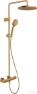 Duravit ShowerSystem termosztátos zuhanyrendszer, szálcsiszolt bronz TH4282008004