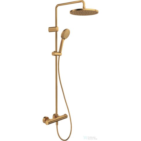 Duravit ShowerSystem termosztátos zuhanyrendszer, szálcsiszolt bronz TH4282008004