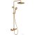 Duravit ShowerSystem termosztátos zuhanyrendszer, szálcsiszolt bronz TH4282008004