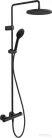 Duravit ShowerSystem termosztátos zuhanyrendszer, matt fekete TH4282008046