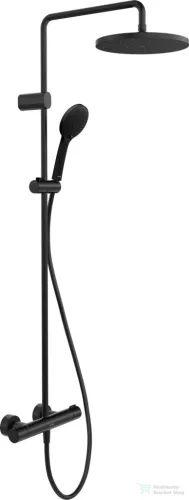 Duravit ShowerSystem termosztátos zuhanyrendszer, matt fekete TH4282008046