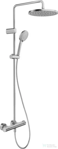 Duravit ShowerSystem termosztátos zuhanyrendszer, rozsdamentes acél hatású TH4282008070