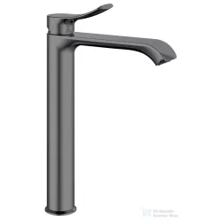   Sapho SUGA magasított mosdócsaptelep, leeresztő nélkül, gun metal (TJ006GM)