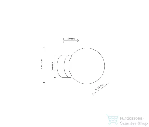 TK Lighting Estera fali lámpa TK-10257