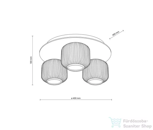 TK Lighting Salvia mennyezeti lámpa TK-11068