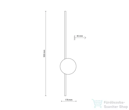 TK Lighting Java LED fali lámpa TK-1439