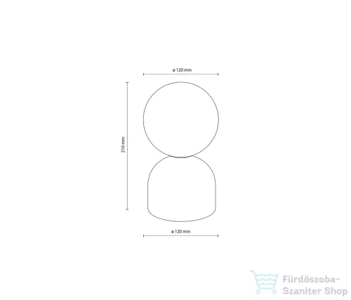 TK Lighting Miki asztali lámpa TK-16042