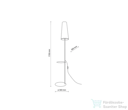 TK Lighting Zing állólámpa TK-5959