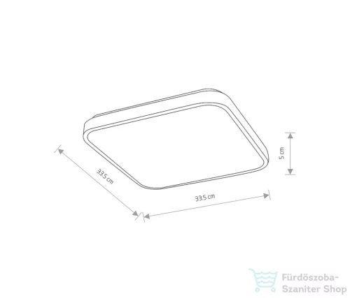 Nowodvorski Agnes Square LED PRO mennyezeti lámpa TL-10990