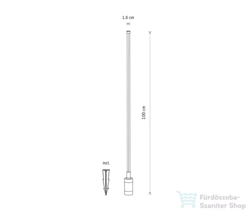 Nowodvorski Zuri LED kültéri állólámpa TL-11547
