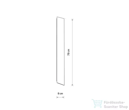 Nowodvorski Comma LED S fali lámpa, fekete TL-11876