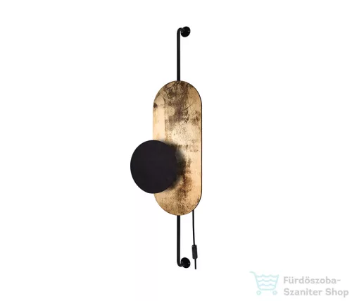 Nowodvorski Wheel Lux fali lámpa, arany-fekete TL-8430
