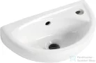AQUALINE SMALL OVAL kerámiamosdó, 39x23cm TP040