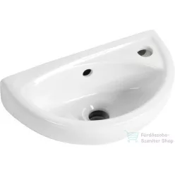 AQUALINE SMALL OVAL kerámiamosdó, 39x23cm TP040