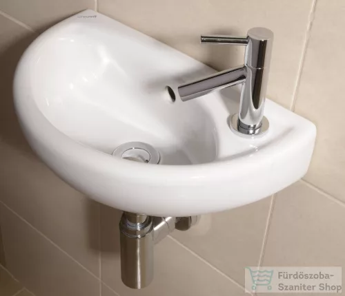 AQUALINE SMALL OVAL kerámiamosdó, 39x23cm TP040