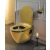 Sapho PAULA fali WC, 35,5x50cm, arany TP325-AK00