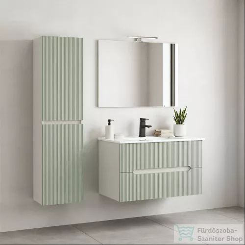 Leziter Trent függesztett oldal szekrény fehér-olivazöld TRENTM35FZ