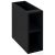 Sapho TREOS polcos szekrény, alsó, 20x53x50,5cm, matt fekete (TS020-3535)