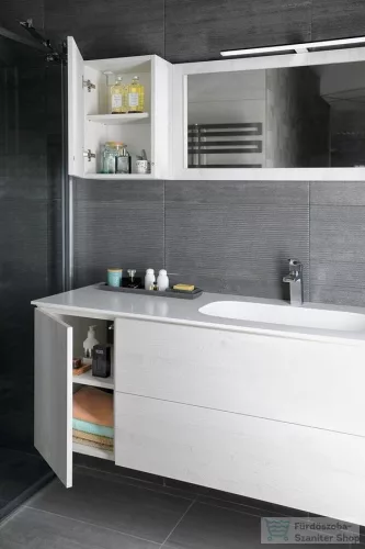 Sapho TREOS ajtós szekrény, jobbos/balos, alsó, 35x53x50,5cm, matt fehér (TS035-3131)