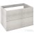 Sapho TREOS mosdótartó szekrény, 2 fiókkal, 75x53x50,5cm, Polar tölgy (TS075-1010)
