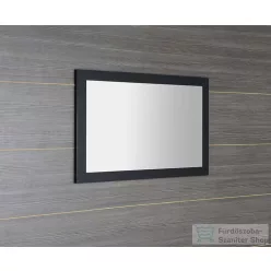   Sapho TREOS keretes tükör, 110x50x2,8cm, matt fekete (TS100-3535)