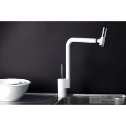   Webert 360 konyhai csaptelep fehér-króm színben TS920301.744