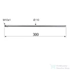 Sapho Összekötőcső, króm  TUB31