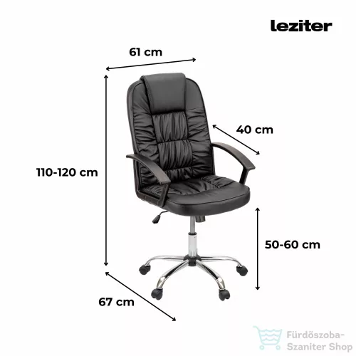 Leziter Bristol irodai forgószék TYJ-6010
