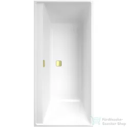  Villeroy & Boch Collaro 160x75 egyenes fürdőkád, gold le-túlfolyóval UBA160COR2JV-01