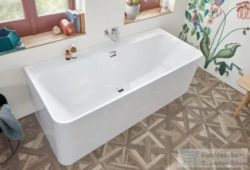 Villeroy & Boch Collaro 180x80 falra tolható kád  chrome lefolyóval UBA180COR9CS00VD01