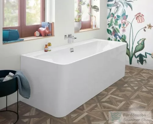 Villeroy & Boch Collaro 180x80 falra tolható kád  chrome lefolyóval UBA180COR9CS00VD01