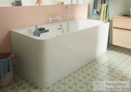 Villeroy & Boch Collaro 180x80 falra tolható kád  chrome lefolyóval UBA180COR9CS00VD01