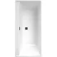 Villeroy & Boch Collaro 190x90 egyenes fürdőkád, black matt le-túlfolyóval UBA199COR2NV-01