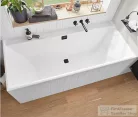 Villeroy & Boch Collaro 190x90 egyenes fürdőkád, black matt le-túlfolyóval UBA199COR2NV-01