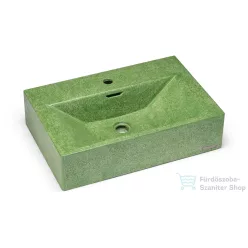   Svis Design mosdó 60 cm PYXIS BASIC - SPLASH, zöld, matt lakk UBO.PYXIS.BC.060.000.SP.01.1